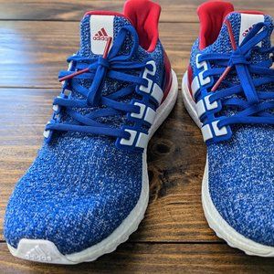 Adidas UltraBoost 4.0 USA Men's Running Shoes Red/White/Blue EE3704 Size 11